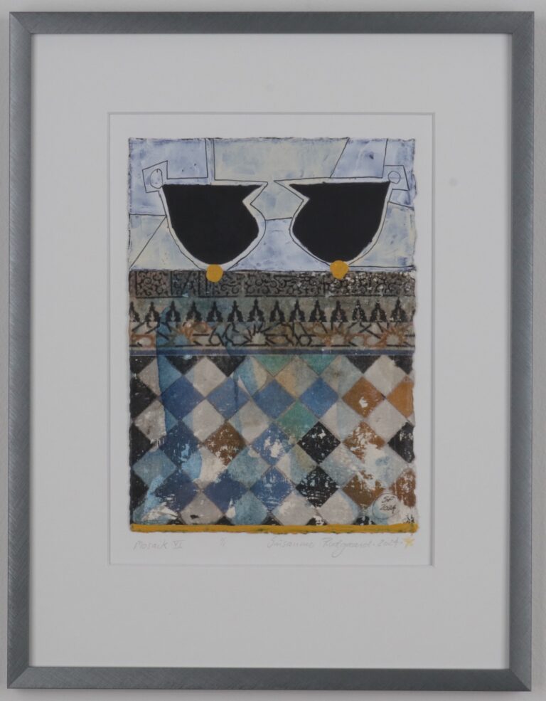 Mosaik. Mixed media. Billedkunstner Susanne Flodgaard