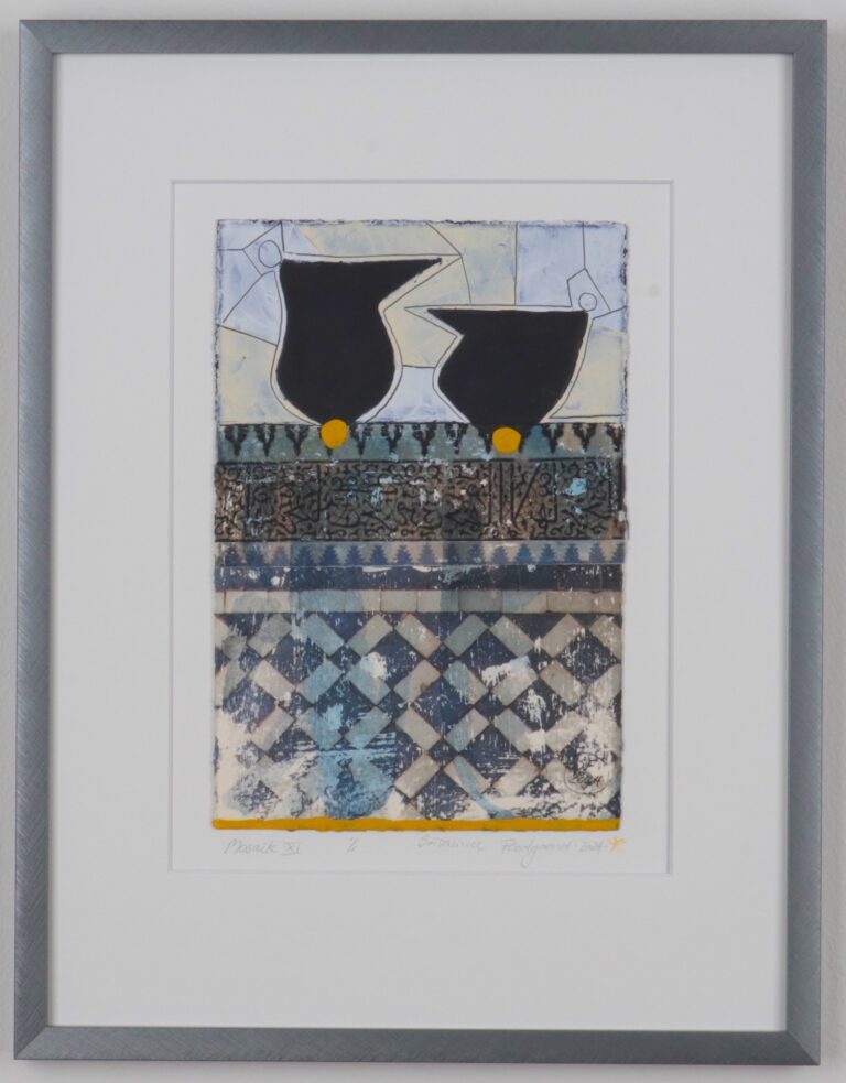 Mosaik. Mixed media. Billedkunstner Susanne Flodgaard