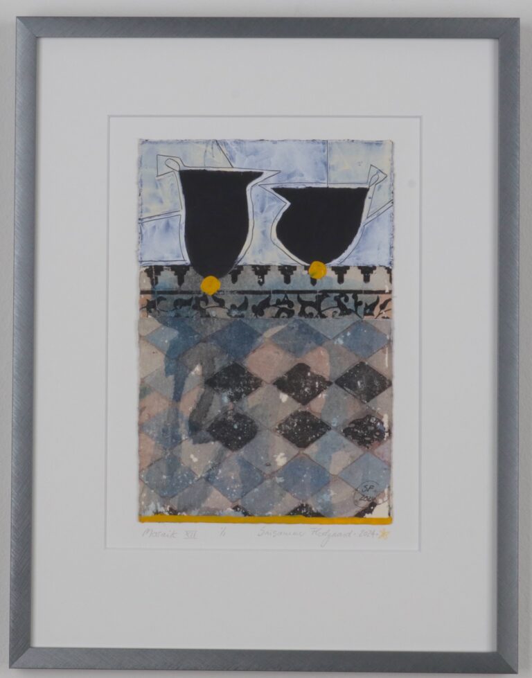 Mosaik. Mixed media. Billedkunstner Susanne Flodgaard