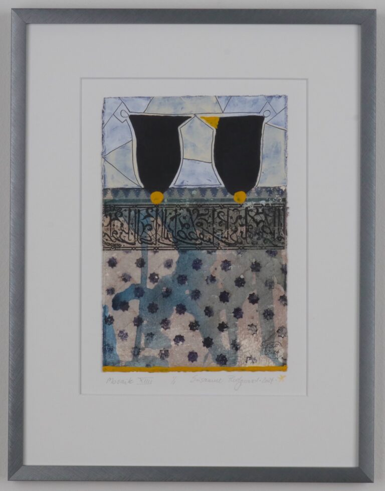 Mosaik. Mixed media. Billedkunstner Susanne Flodgaard
